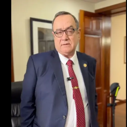 Alejandro Giammattei en Casa Presidencial ,