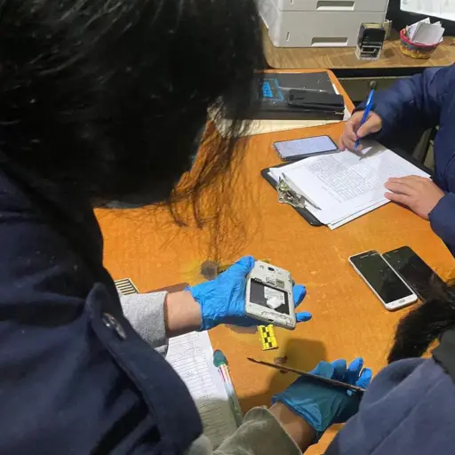 Requisa en el Centro Preventivo para Mujeres ubicado en la zona 1 de Quetzaltenango. / Foto: PNC