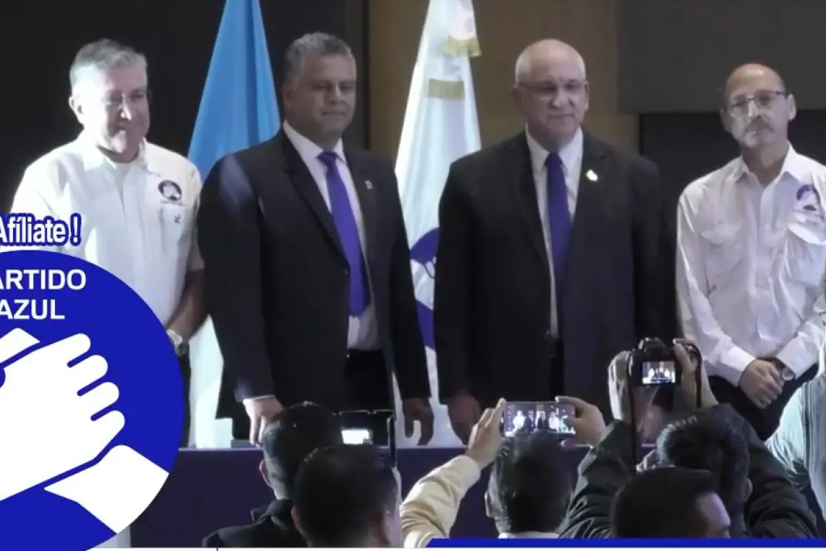 Isaac Farchi Sultán y Mauricio Saldaña son los candidatos a la presidencia y vicepresidencia, respectivamente por el Partido Azul. / Foto: Captura de pantalla