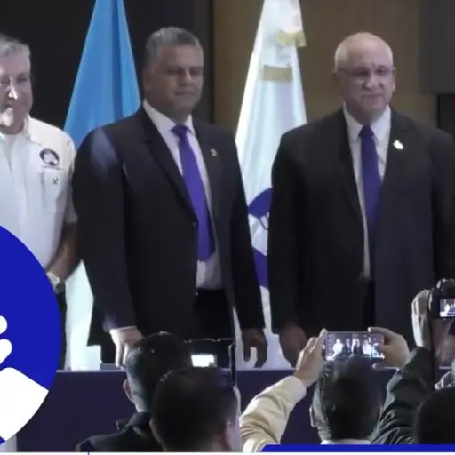 Isaac Farchi Sultán y Mauricio Saldaña son los candidatos a la presidencia y vicepresidencia, respectivamente por el Partido Azul. / Foto: Captura de pantalla