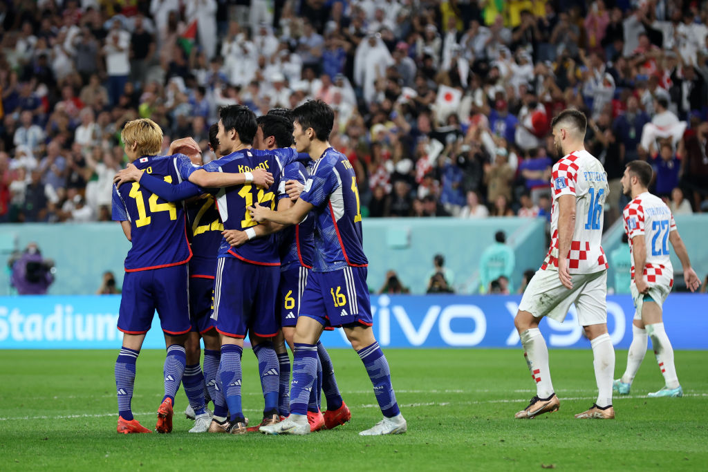 Celebración de Daizen Maeda ante Croacia | 