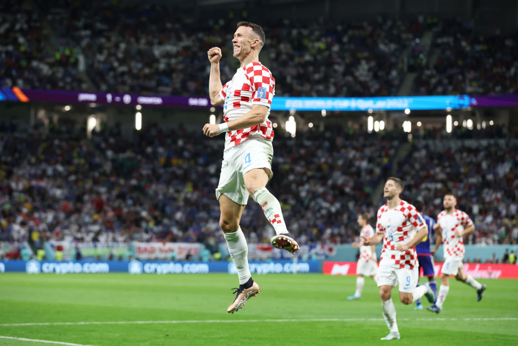 Celebración de Iván Perisic ante Japón | 