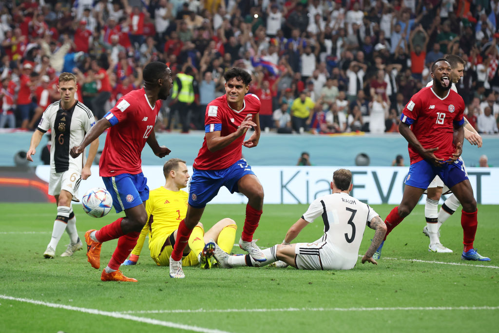 Celebración de Costa Rica ante Alemania | 