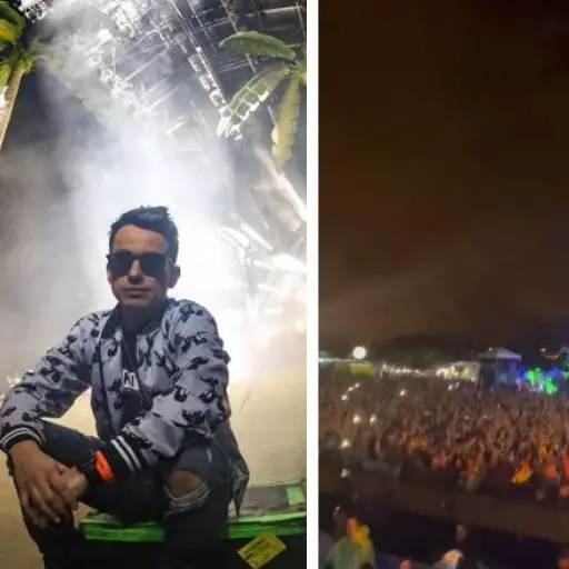 Ale Q Bad Bunny concierto 2022 ,