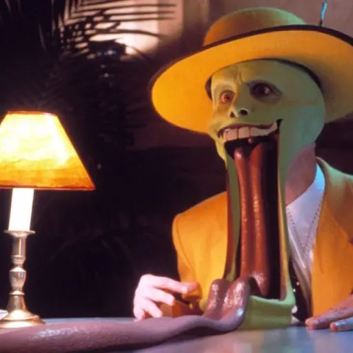 La Máscara Jim Carrey escena oculta ,