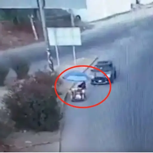 Captura de pantalla video de Twitter. 