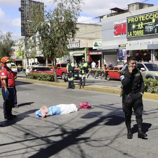 Atropellada en zona 9 ,