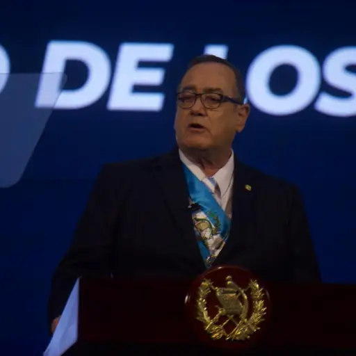 El presidente Alejandro Giammattei. / Foto: Omar Solís