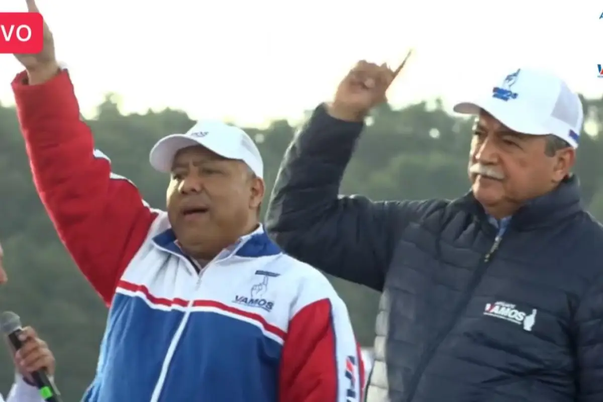 Manuel Conde Orellana es candidato a la presidencia y Luis Suárez a la vicepresidencia por el partido Vamos. / Foto: Captura de pantalla