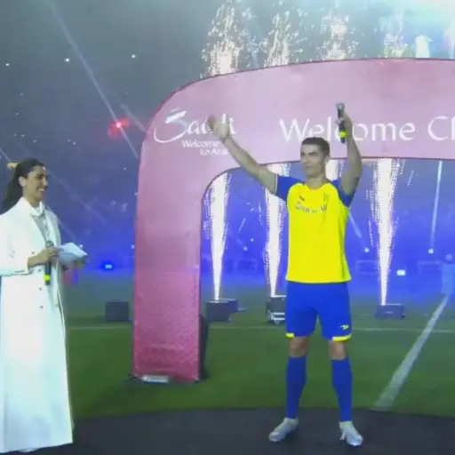 Cristiano Ronaldo presentado en el Al Nassr ,