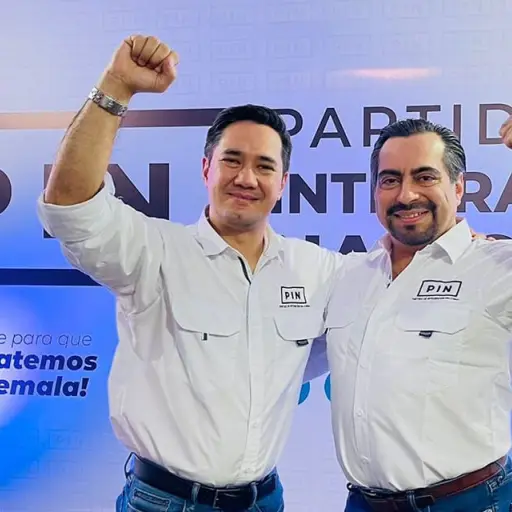 Luis Lam Padilla y Otto Marroquín, binomio presidencial de la agrupación PIN. / Foto: Cortesía