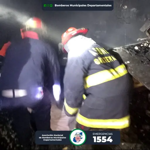 Foto: Bomberos Municipales Departamentales