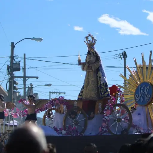Procesión de Virgen de Candelaria. / Foto: Rodrigo Rivera