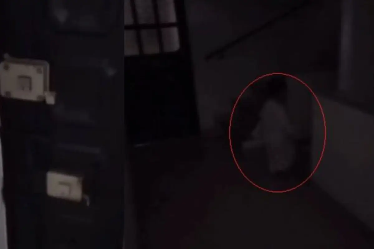 Captan imagen de una “niña fantasma corriendo en la cocina, 