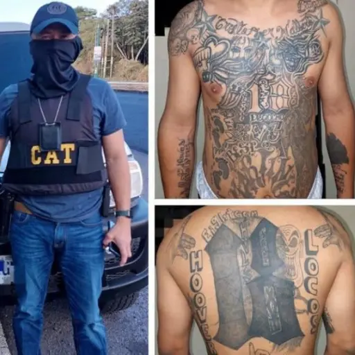 pandillero salvadoreño - febrero 2023 ,
