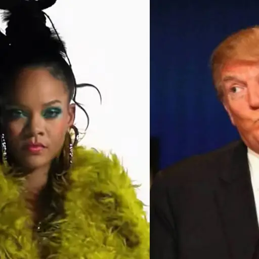 Rihanna Donald Trump Super Bowl ,