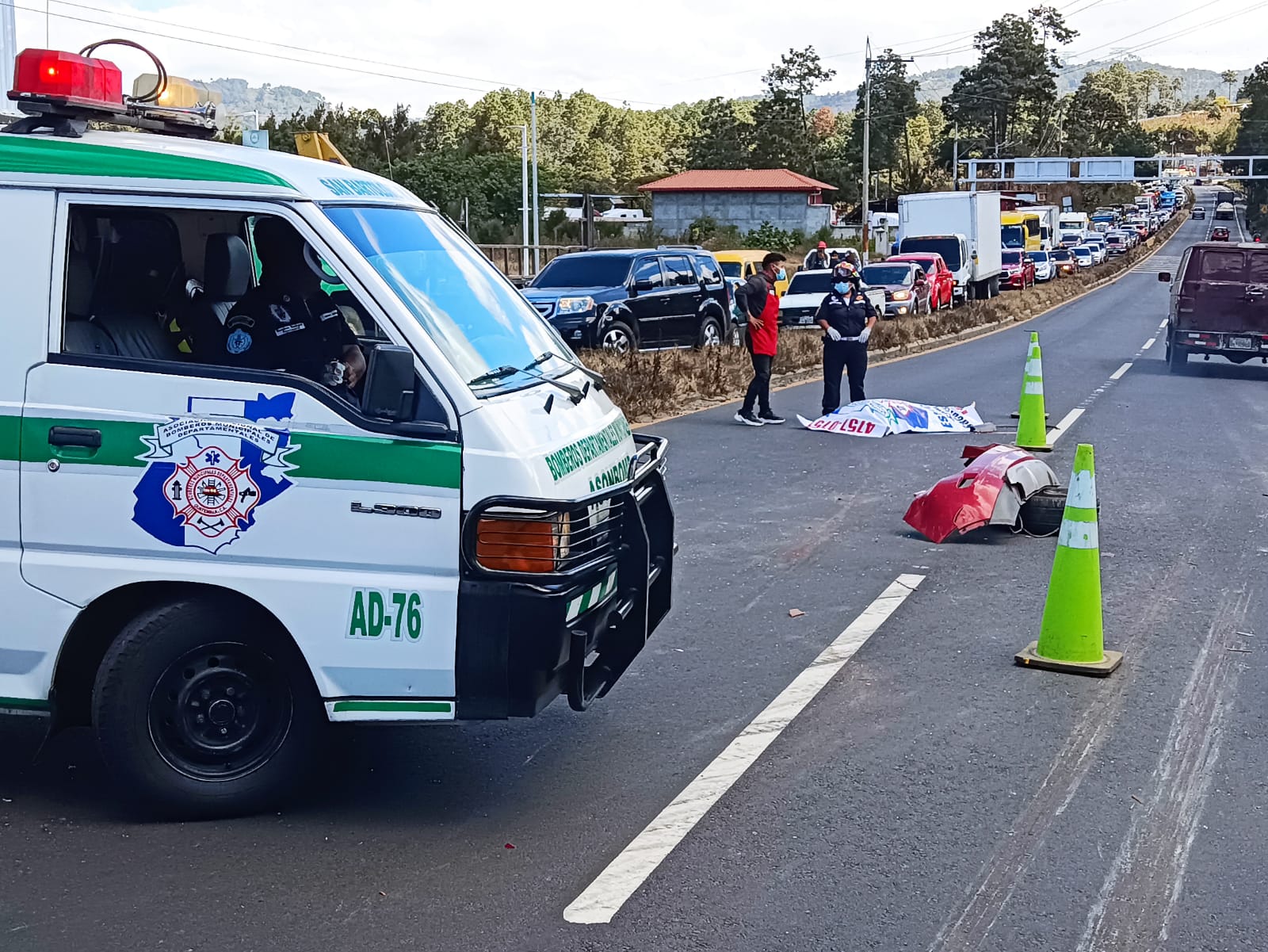 accidente ruta interamericana - febrero 2023 | 