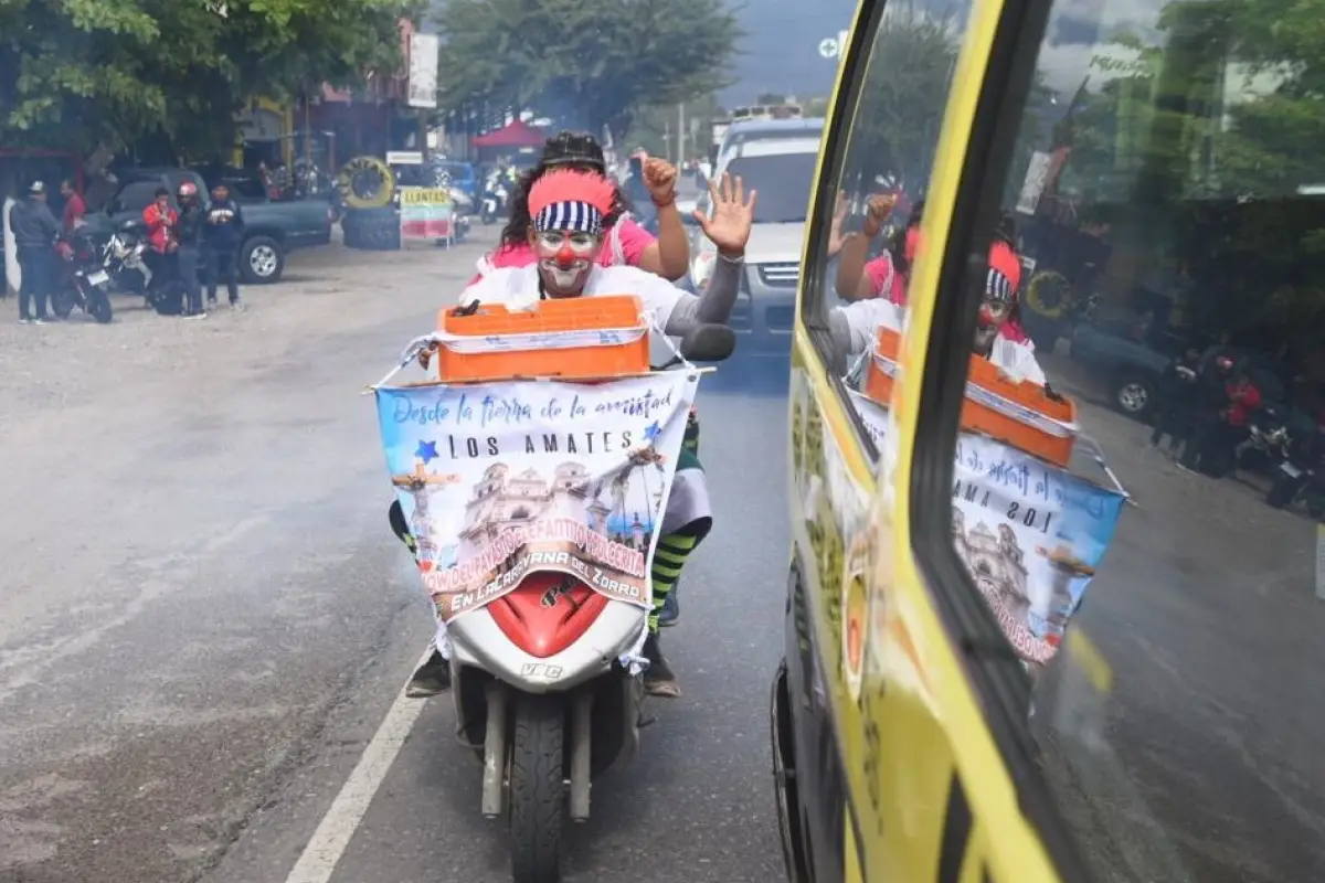 Elefantito payasito con cáncer - caravana del zorro - febrero 2023, 