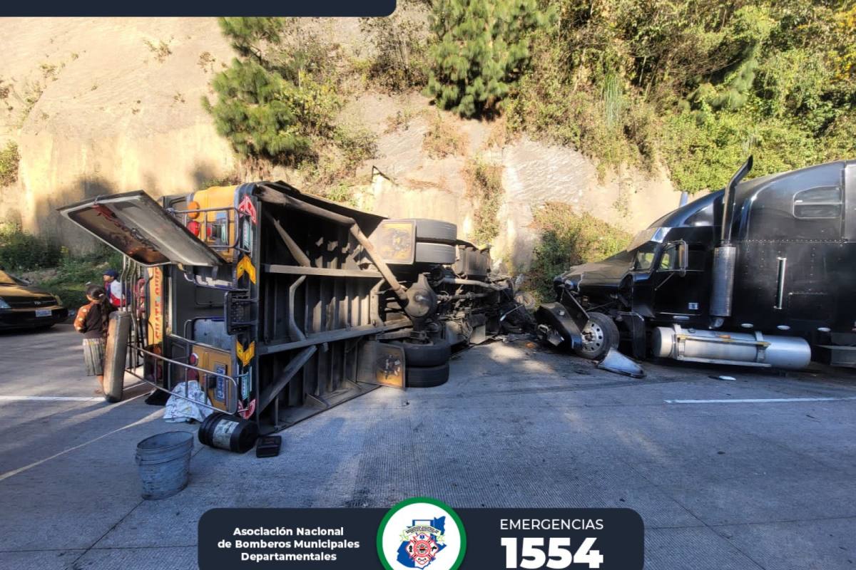 Accidentes dejan un muerto y varios heridos en Quiché