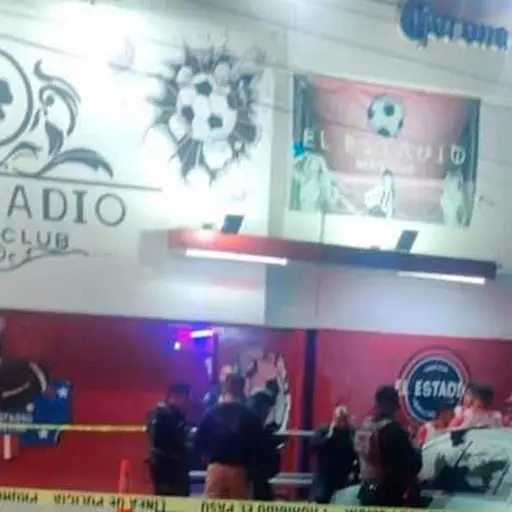 Balacera en bar El Estadio, en Guanajuato, México ,
