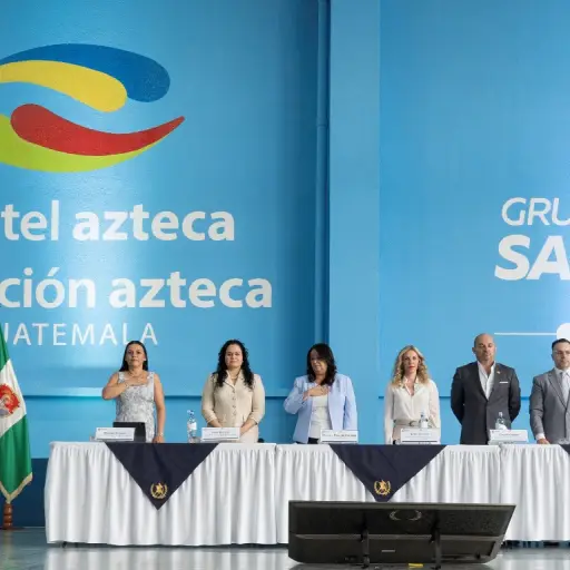 Presentan modelo Plantel Azteca Guatemala en la Escuela Normal Central para Varones ,