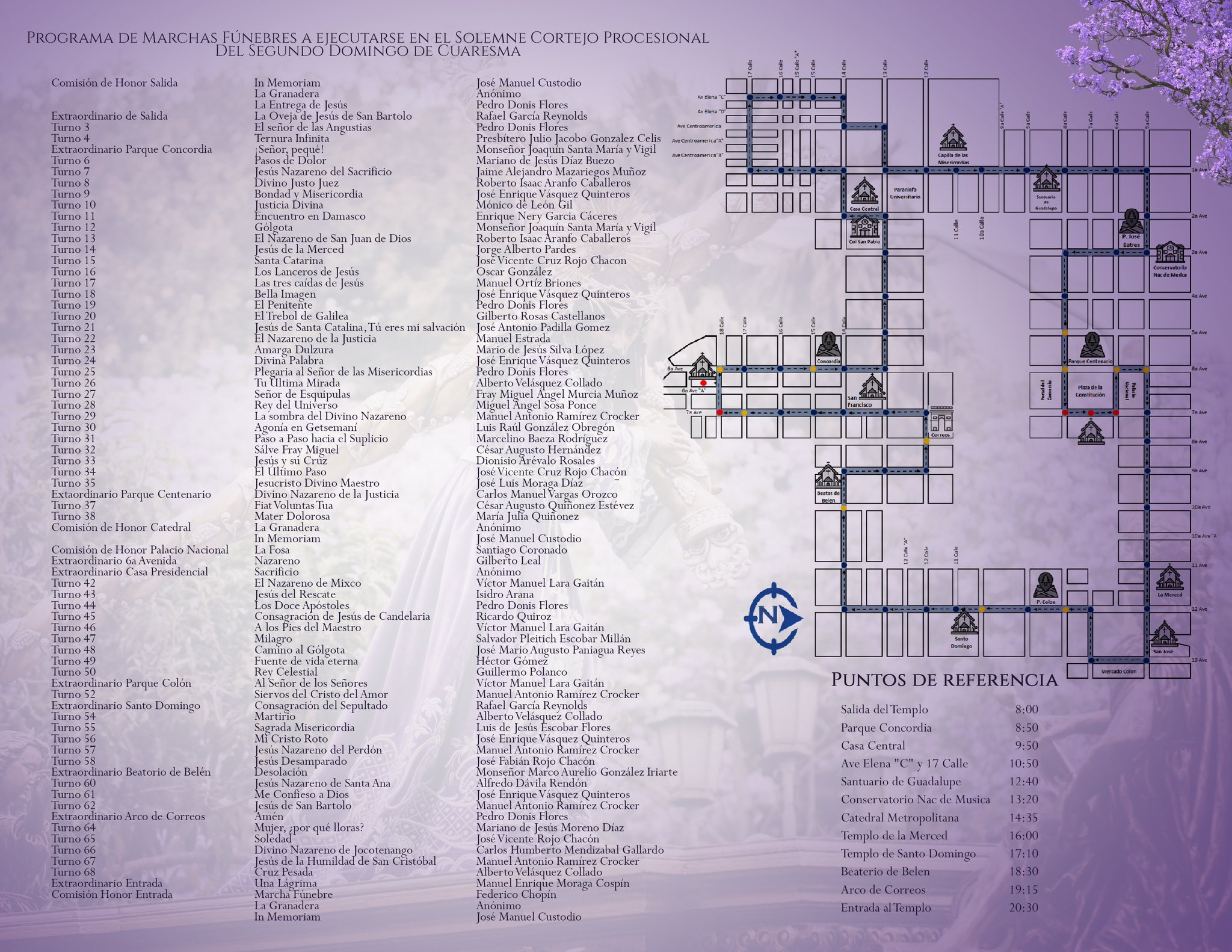 Recorrido procesión - 5 marzo 2023 | 