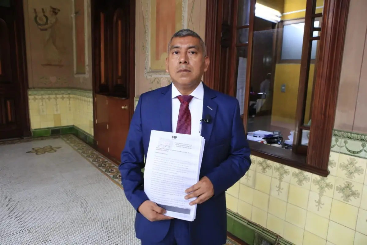 Rafael Curruchiche, jefe de la FECI, unidad que ha dirigido las pesquisas. Foto: MP