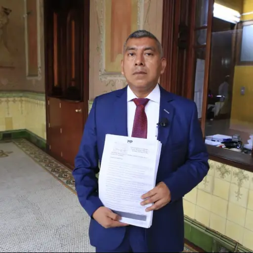 Rafael Curruchiche, jefe de la FECI, unidad que ha dirigido las pesquisas. Foto: MP