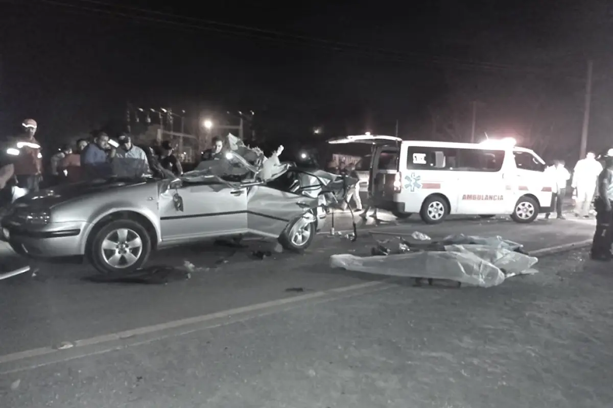 Difunden videos del mortal accidente en ruta a Puerto Quetzal, 