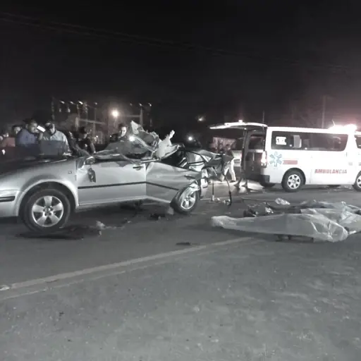 Difunden videos del mortal accidente en ruta a Puerto Quetzal ,