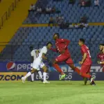 Celebración de Brandon Caicedo ante Comunicaciones en el Torneo Clausura 2023 - Omar Solís