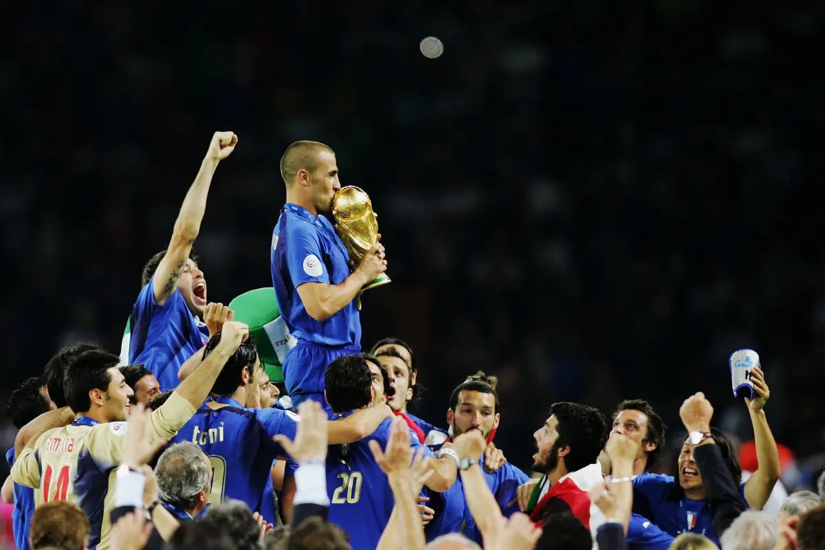 Imagen de archivo de Italia consagrándose campeón en el Mundial del 2006 - Archivo