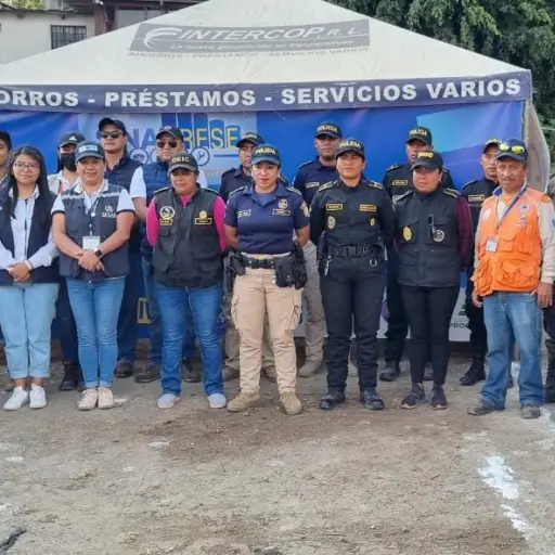 Uno de los campamentos del Sinaprese 2023, ubicado en Panajachel, Sololá. Foto: Conred