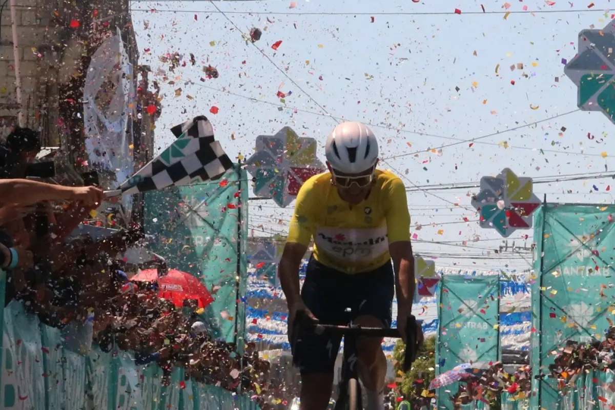 Óscar Sevilla ganador de la Vuelta Bantrab, 