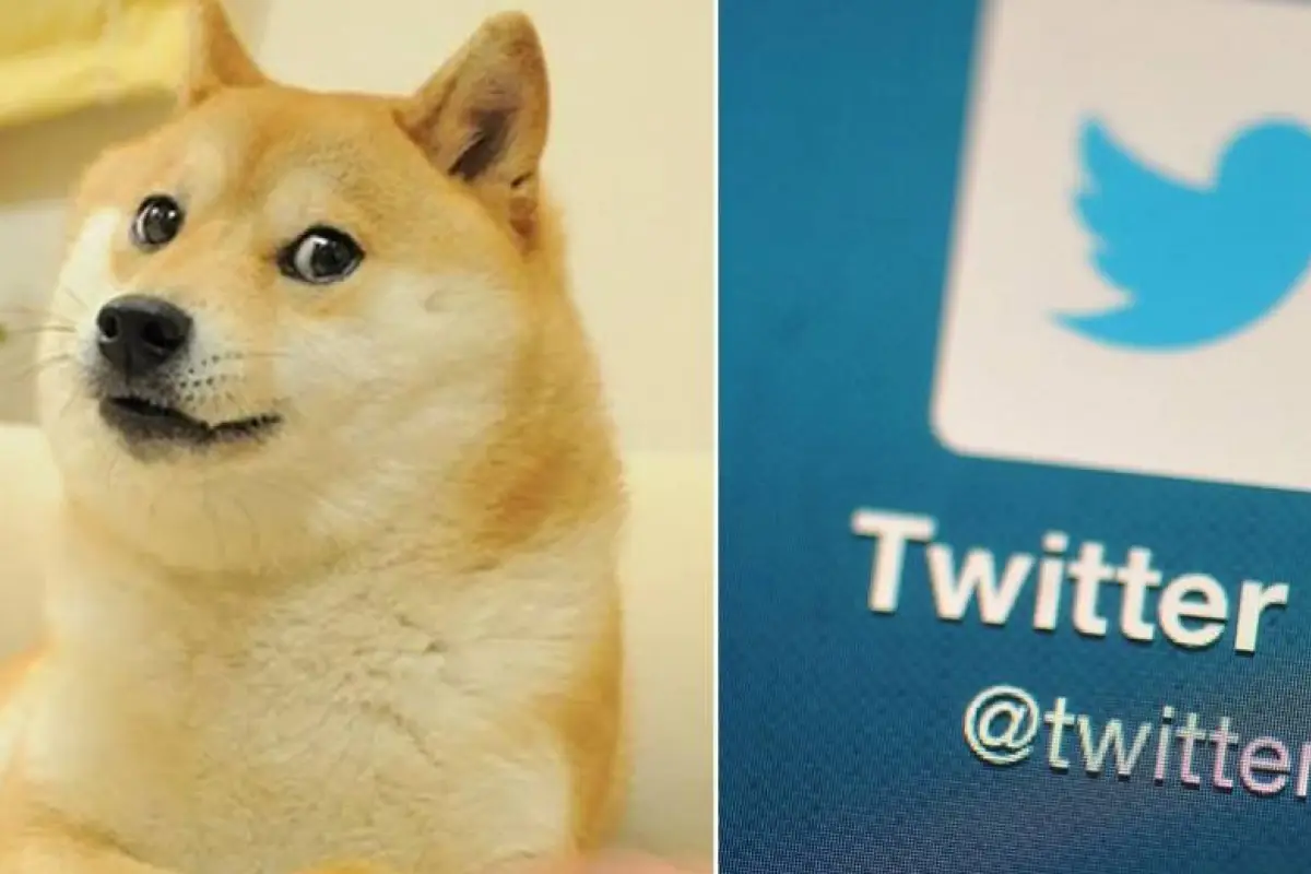 Twitter cambia logo por un Doge, 