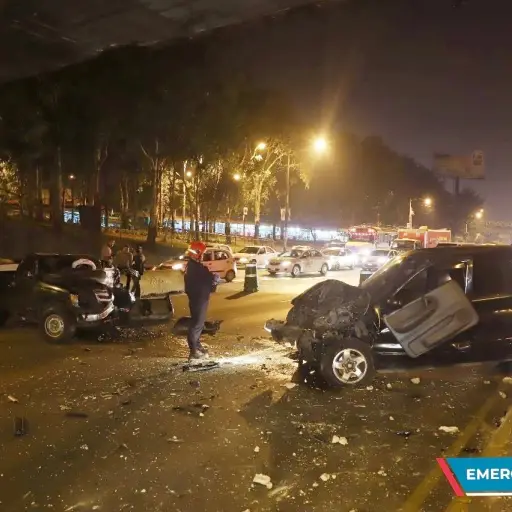 accidente puente gemelos zona 11 ,