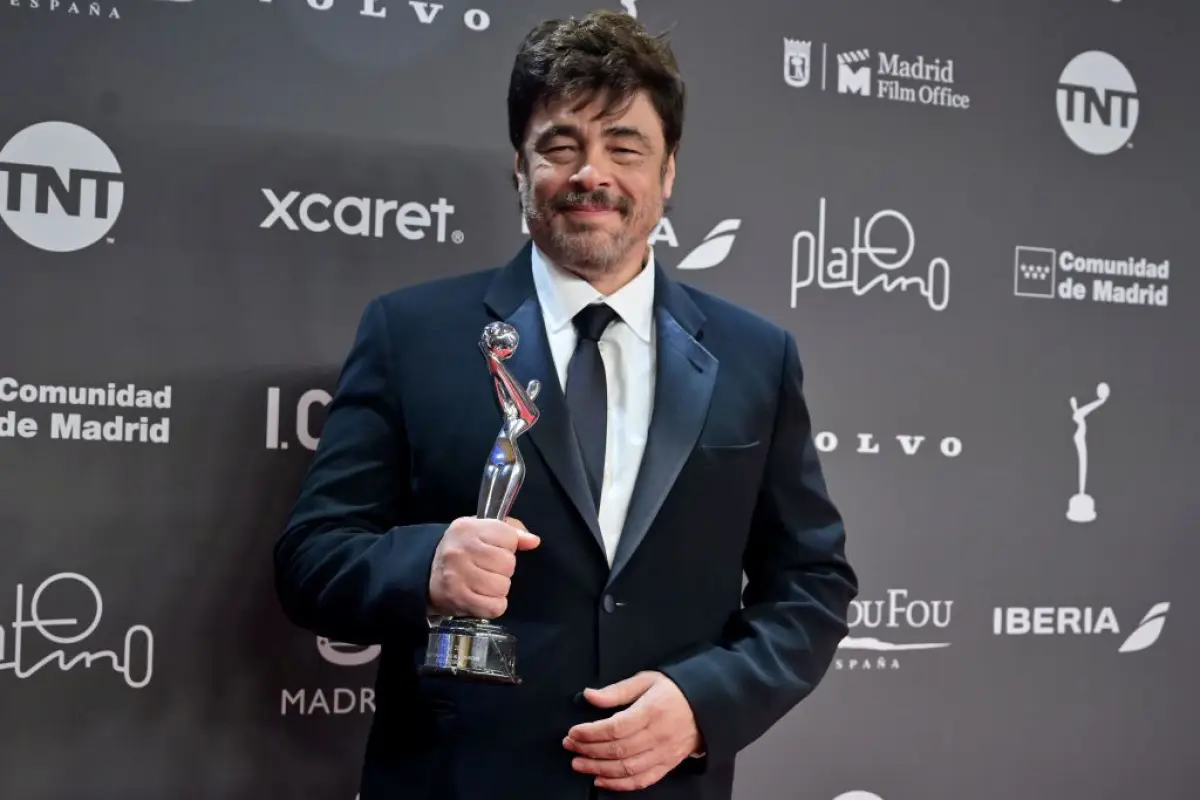 Benicio del Toro Premios Platino 2023