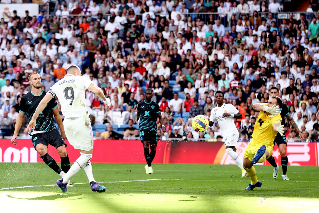 Anotación de Benzema ante el Almería | 