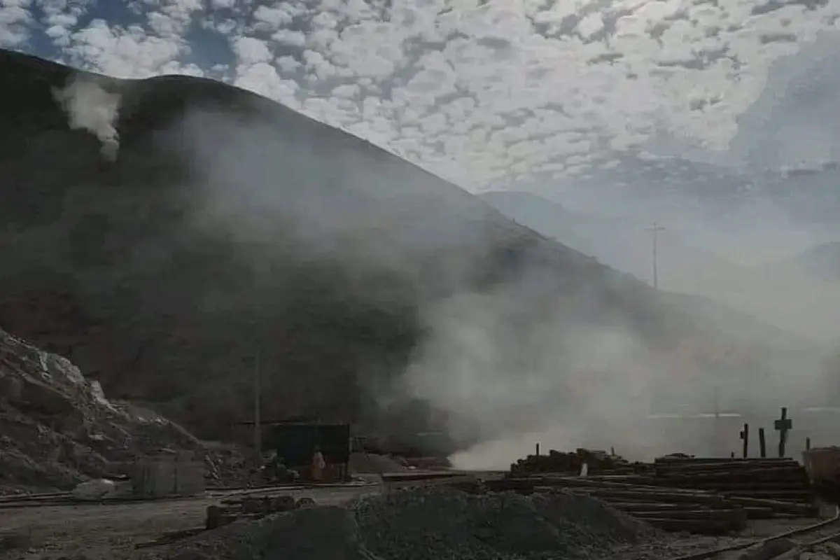 incendio-mina -Perú, 