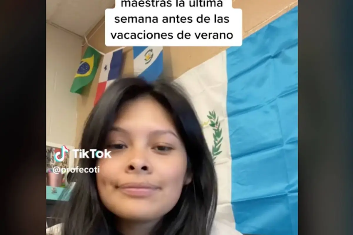 Captura de pantalla video de TikTok. 