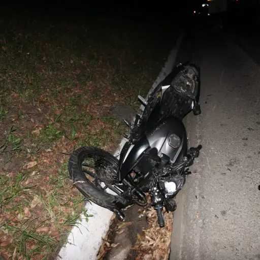 Uno de los hechos ocurrió en el Km. 20 de la ruta a El Salvador. Foto: Bomberos Voluntarios