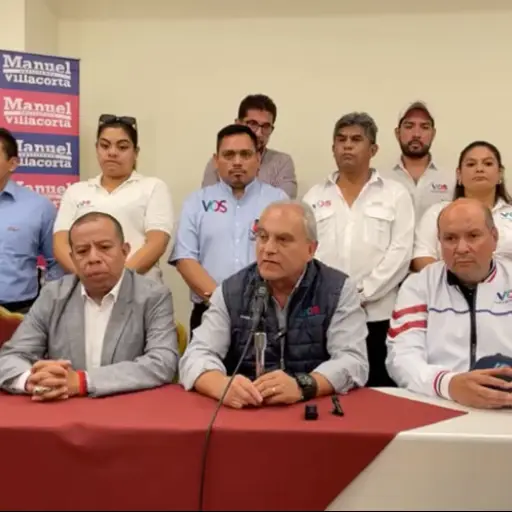 Agrupación política VOS ofrece conferencia de prensa ,