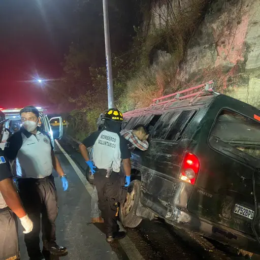 accidente microbus ,