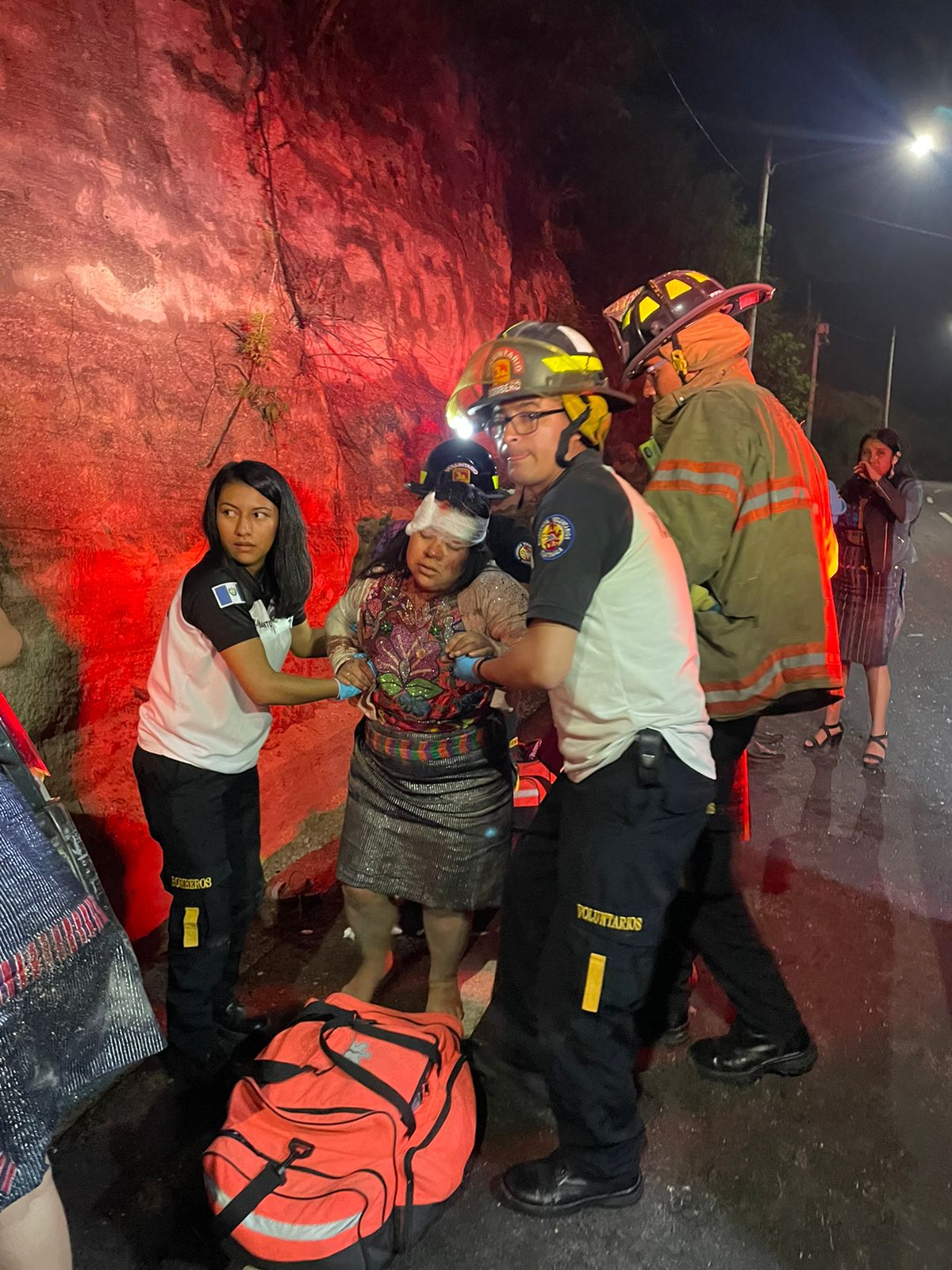 persona herida accidente de tránsito | 