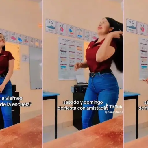 Captura de pantalla TikTok. 