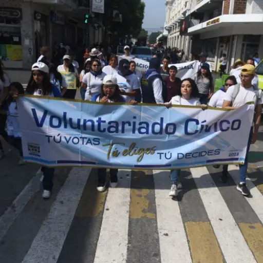 caminata llamado al voto guatemala 2 ,