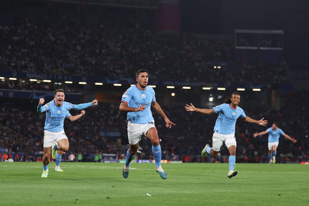 Celebración del Manchester City ante el Inter de MIlán | 