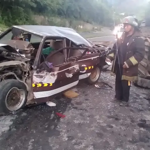 accidente ruta interamericana 2 ,