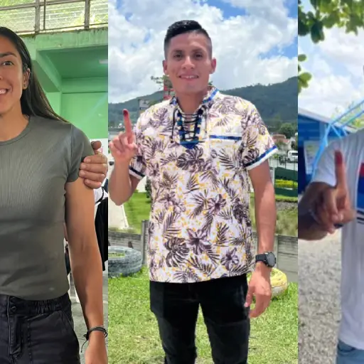 Deportistas guatemaltecos ejercen su derecho al voto en las Elecciones Generales 2023 ,