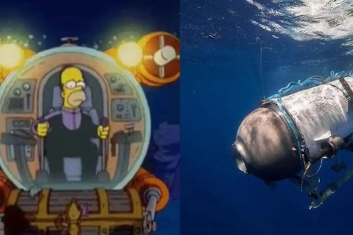 Los Simpsons Titán submarino Titanic, 